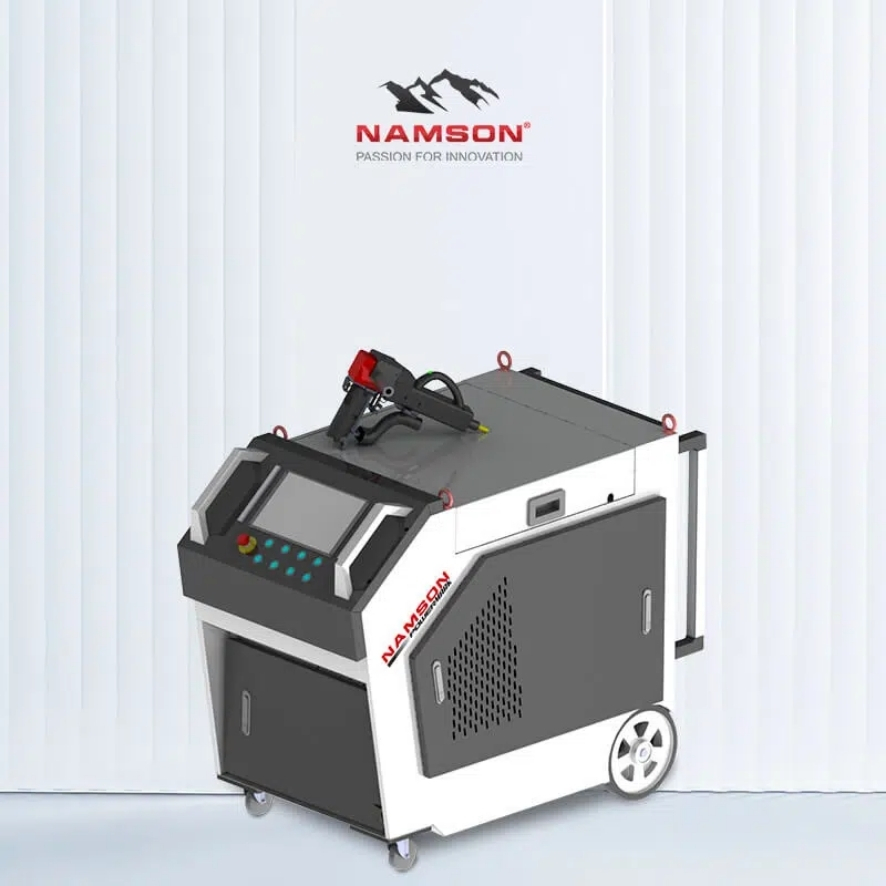 MÁY KHẮC LASER NAMSON POWERMARK FIBER PHIÊN BẢN XE ĐẨY CAO CẤP - Ảnh 2